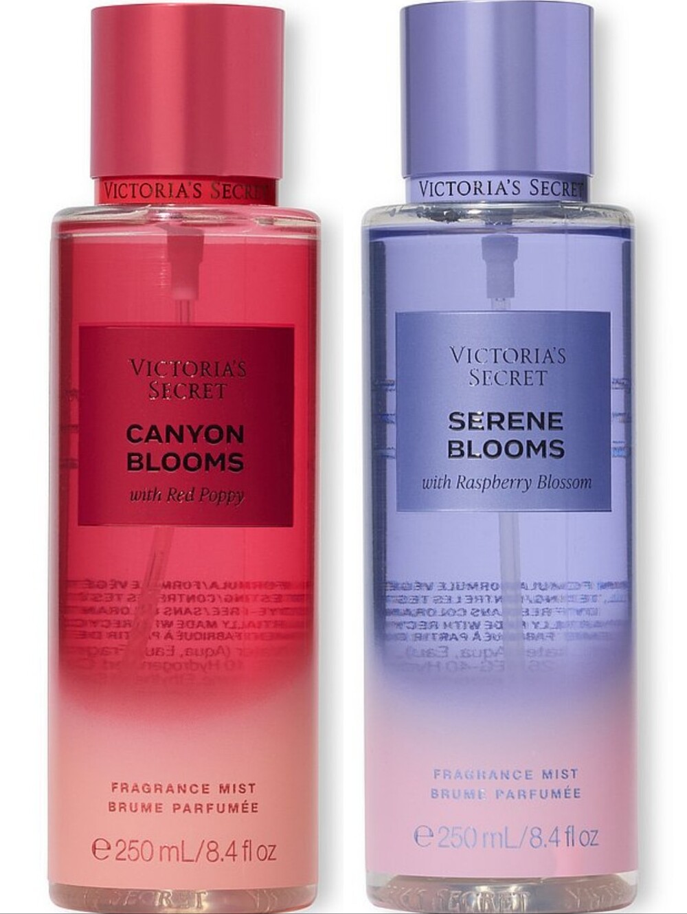 Victoria's Secret Canyon Blooms & Serene Blooms Fragrance Mist Set New RARE